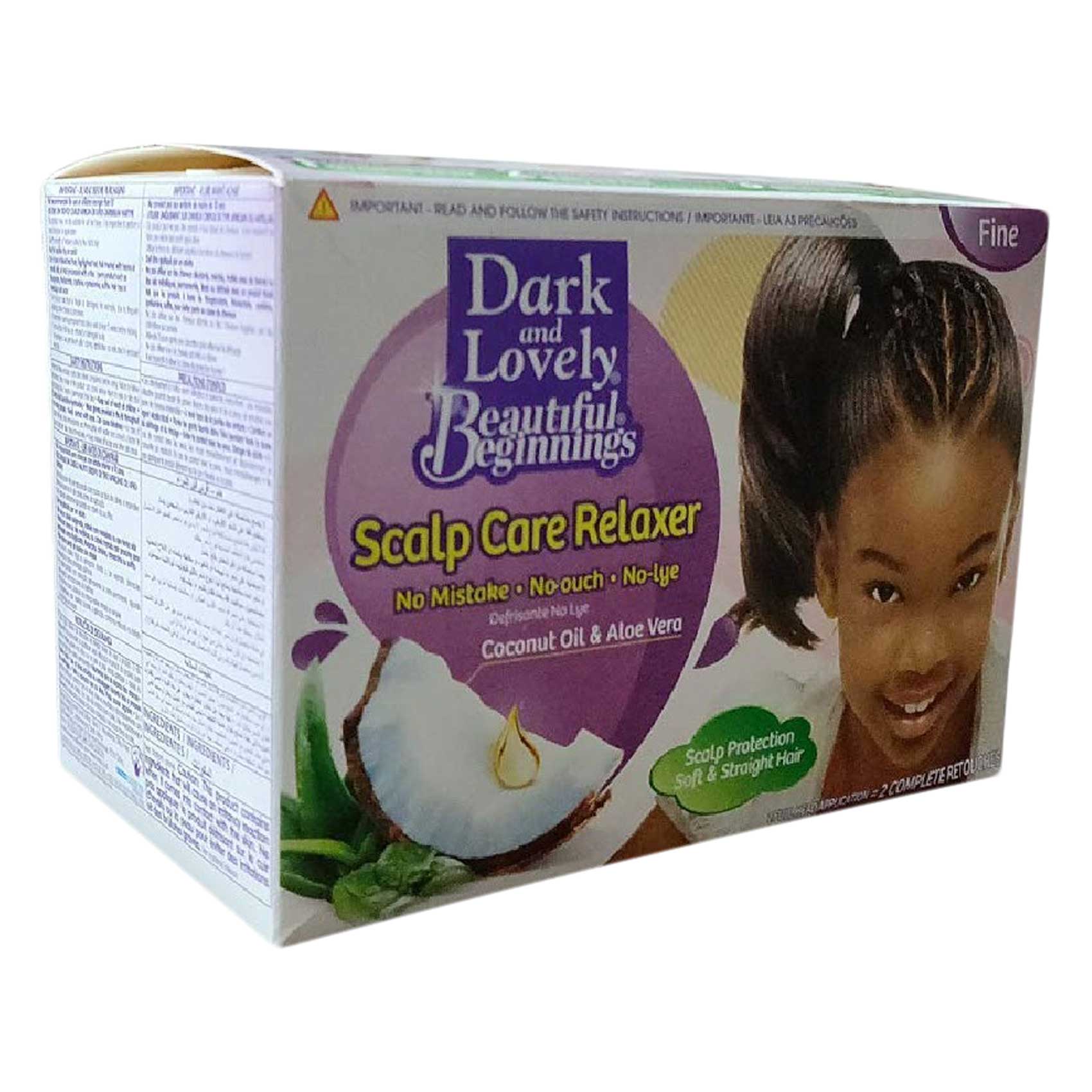 Dark And Lovely Beautiful Teething Relaxer Fine Kit