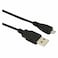 C118A Data Sync And Charging Micro USB Cable Black
