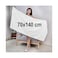 2-Pc Microfiber Bath Sheet Off White 80x160cm Soft Microfiber Beach Towel Super Absorbent, Fast Drying and Durable Microfiber Bath Towel