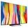 LG OLED evo TV 77 Inch C2 series, New 2022, Cinema Screen Design 4K Cinema HDR webOS22 with ThinQ AI Pixel Dimming - OLED77C26LA