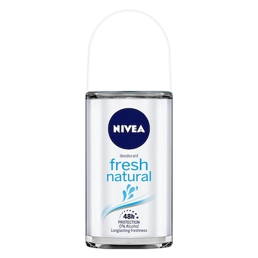 Nivea Fresh Natural Long Lasting Freshness 48h Protection Women Deodorant Roll-On 50ml