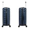 Eminent Hard Case Travel Bag Trolley Luggage Set of 3 TPO Lightweight Suitcase 4 Quiet Double Spinner Wheels with TSA Lock KK30 Dark Navy