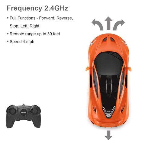 Rastar 58700 Scale 1:24 McLaren Remote Control Car 8+ Years Orange