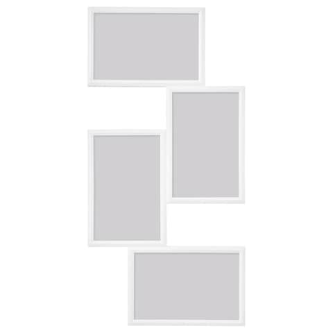 Yllevad - Collage Frame For 4 Photos, White, 21X41 Cm