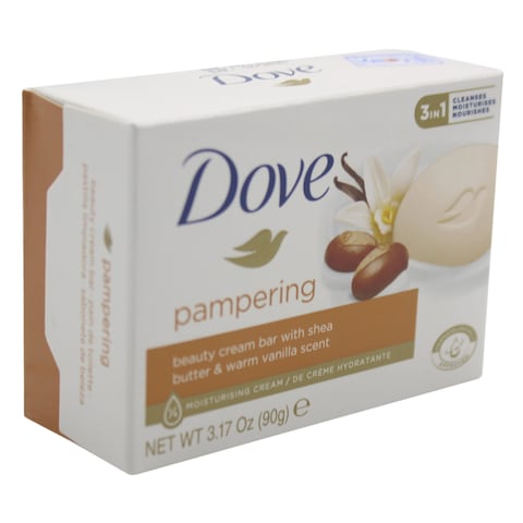 Dove Pampering Shea Butter And Vanilla Soap Bar 90g