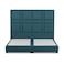 In House Berlin Linen Bed Frame - Queen - 200x140cm - Turquoise