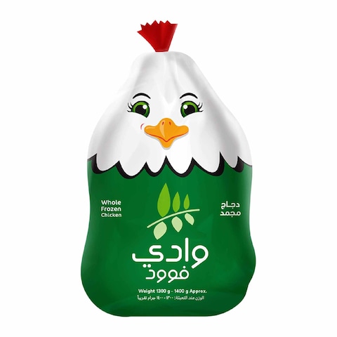 Wadi Food Whole Frozen Chicken - 1300-1400 gm