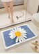 Floor Mat Absorbent Non-slip Polyester Household Door Carpet for Home (50x80cm)