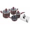HAMILTON 10 PC COOKWARE SET