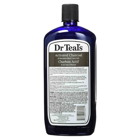 Dr Teal&#39;s Activated Charcoal Foaming Bath 1L
