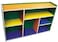 Rainbow Toys - Wooden books safe for kids in multi colors Size 120x30x80cm
