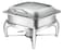 Raj - Stainless Steel Square Hydraulic Chafing Dish Gl (Induction) 7 Ltr - 600CHIC