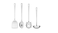 4-piece kitchen utensil set, stainless steel