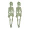 Glow In The Dark Skeletons 20cm 2Pcs/Pk