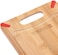Royalford Organic Bamboo Chopping Board - Large Kitchen Cutting Board (25X20X0.8) cm - Best For Food Prep, Meat, Vegetables, Bread &amp; Cheese - Professional Grade For Strength, Durability &amp; Lightweight