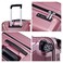 Eminent Hard Case Travel Bag Large Luggage Trolley Polycarbonate Lightweight Suitcase 4 Quiet Double Spinner Wheels With Tsa Lock KJ84 Shing Pink