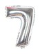 Party Time 40inch Silver Number 7 Foil Balloon