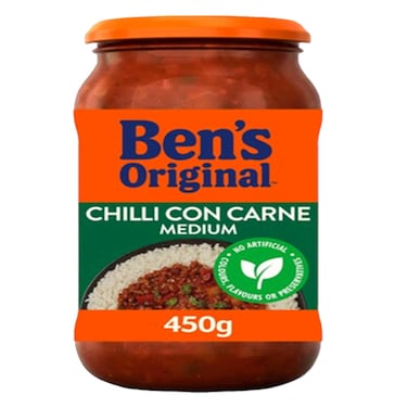 Bens Original Hot Chilli Con Carne Sauce 450GR