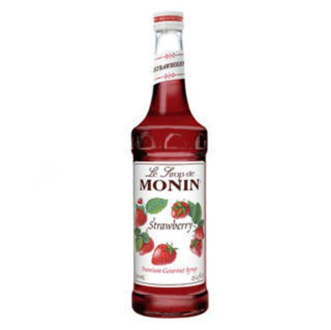 Monin Strawberry Syrup Bottle 250 ml