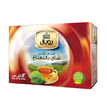 رويال شاي أخضر بالنعناع - 12 فتلة