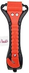 Abbasali Lifehammer 2 In 1 Safety Hammer And Seat Belt Cutter Blade Emergency Escape And Rescue Tool Window Breaker With Black Holder For Car/Bus/Truck