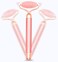 2 in1 Powder crystal jade beauty instrument vibration facial massage electric jade beauty massage stick jade roller