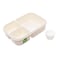 Lock &amp; Lock To Go, 3-Compartment Lunch Box, White, 980ml