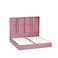 In House Berlin Velvet Bed Frame - Single - 200x90 cm - Light Pink