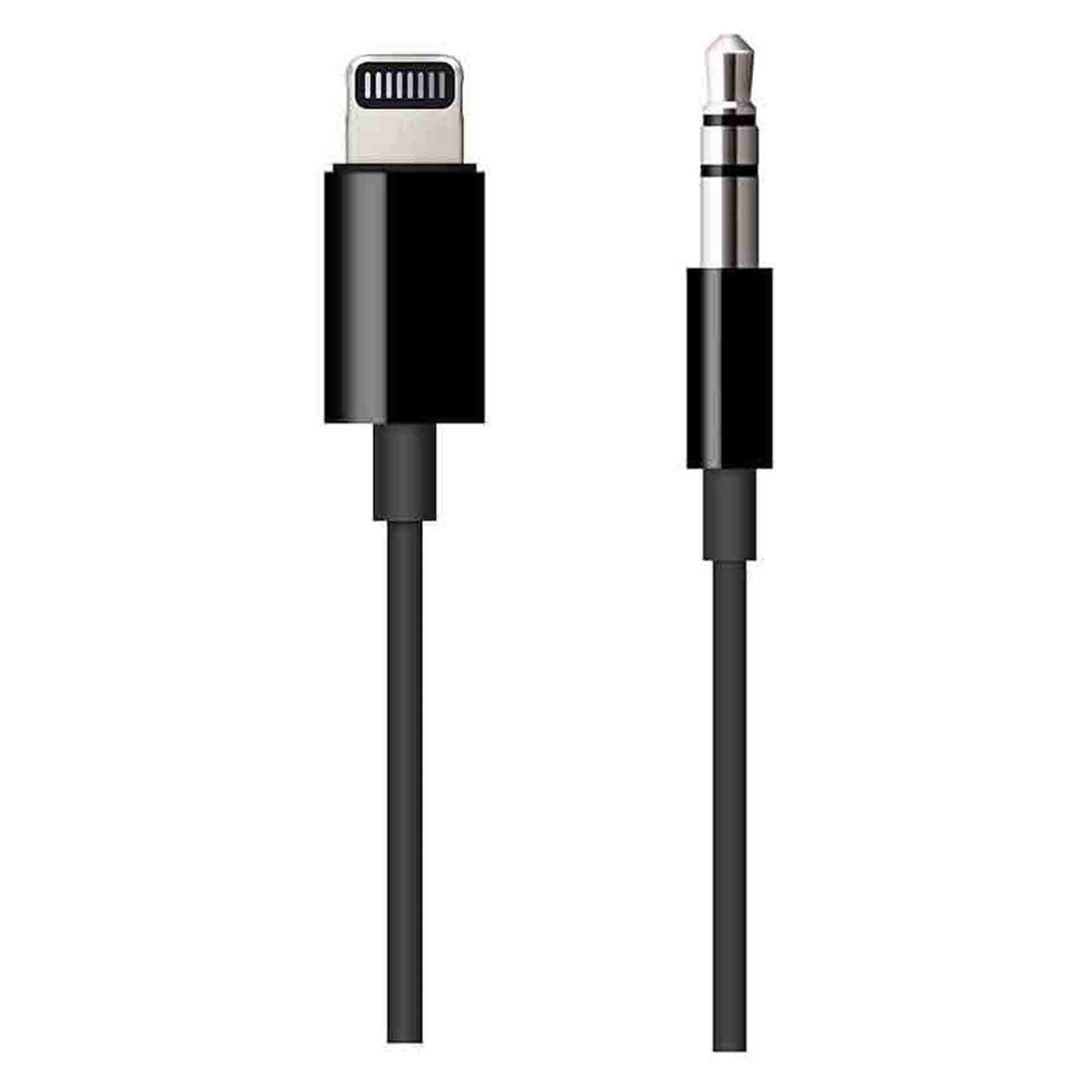 Buy Apple Lightning To Audio Cable Black Online