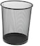 Generic Metal Mesh Waste Bin-Black