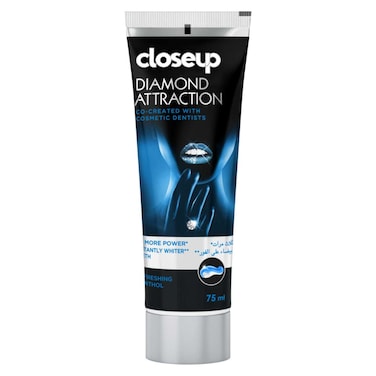 Close Up Diamond Attraction Whitening Toothpaste Power White Refreshing Menthol 75ml