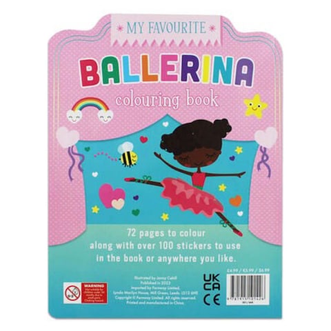 My Favorite Ballerina Coloring Book