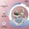 Lovely Baby Foldable Kids Walker BW10 with Adjustable Height, Musical Toys, Rotating Wheels, Comfortable &amp; Safe Activity Walker for Toddlers, Small Infant Boy Girl 6-18 months - Beige