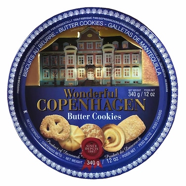Wonderful Copenhagen Butter Cookies Blue Box 340GR