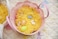 Multipurpose Storage Cotton Basket Pink 23x15cm