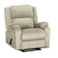 In House Velvet Rocking &amp; Rotating Recliner Chair - Light Beige - AB02