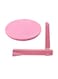 Generic Plastic Rotating Cake Turntable Stand Pink 14cm