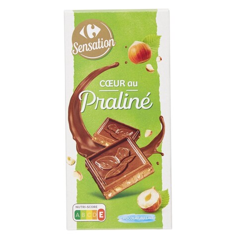 Carrefour Sensation Praline Heart Milk Chocolate 150GR