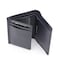 Gai Mattiolo Leather Wallet, Equipped With Spaces for Credit Cards, a Space With Mesh for Documents in Card Format and Banknotes, Blue