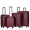 STARGOLD 4 Pack Of Hardside Spinner Number Locked Luggage Trolley