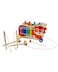 Toy Land Multifunction Hammering Pounding Toy Montessori Toys Magnetic Fishing Game Worm Catching Clock Xylophone Early Development Activity Learning Toddler Toys