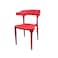 Jilphar Furniture Polypropylene Indoor/outdoor chair JP1034D,Red