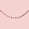 Rose Gold Heart Garland 2.5m