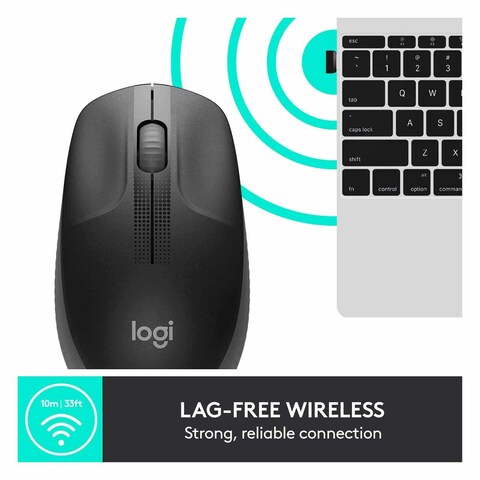 Logitech Wireless Mouse M190 Grey
