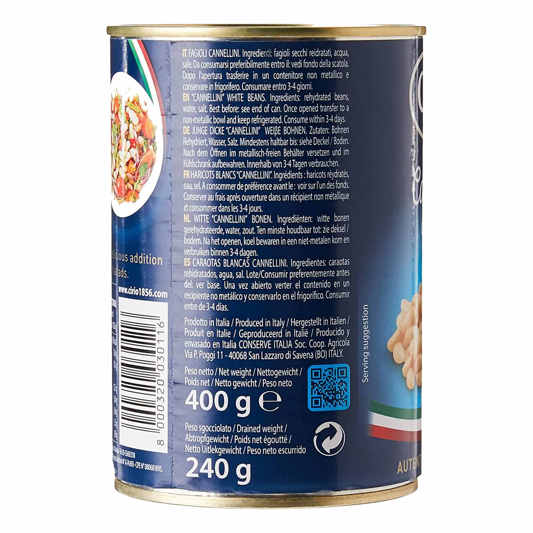 Cirio Cannellini Beans 400g