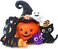 Teytoy My First Halloween Pumpkin Toys, Teytoy Nontoxic Fabric Baby Cloth Activity Crinkle Playset Gift, Party Decoration For Infants Boys And Girls