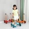 Children Scooter Kids Balance Pedal Car Bike Pedal Exercises Car Sense Traning Equipment for Kindergarten Excercise Stepper Scooter for Kids,B: orange