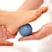 Generic-Blue 6.5cm Massage Ball for Back Foot Muscle Massage Body Massager Deep Tissue Muscle Roller Mini Yoga Ball