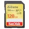 SanDisk Extreme UHS-I SDXC Memory Card 128GB