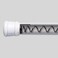 Rubik Cabinet Hanger Shower Curtain Rod Adjustable 50-80cm, White Thick &amp; Extendable Telescopic Length Tension Bar Painted Surface No Drill Type for Bathroom Shower Bathtub Cabinet (50 x 80 cm, White)
